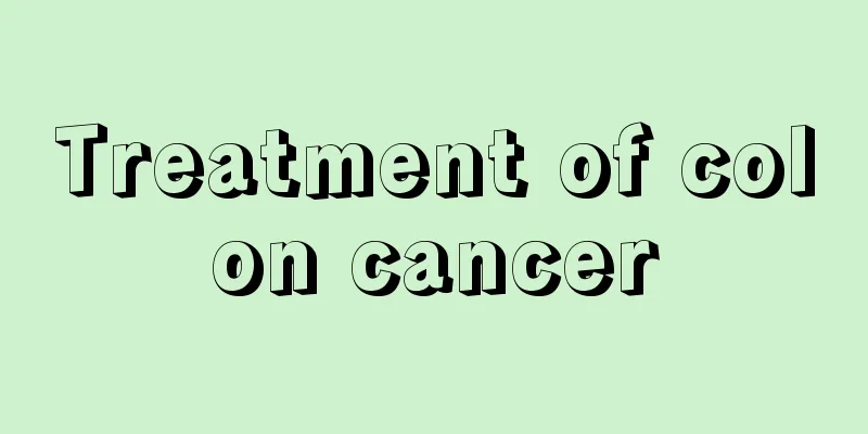Treatment of colon cancer
