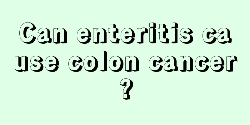 Can enteritis cause colon cancer?