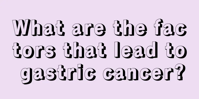 What are the factors that lead to gastric cancer?