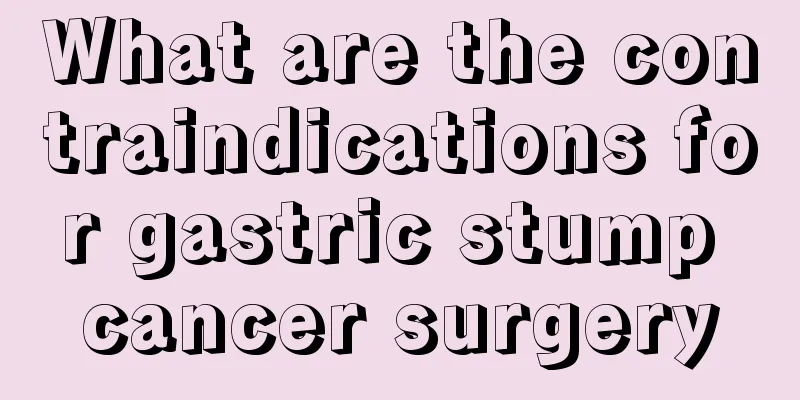 What are the contraindications for gastric stump cancer surgery