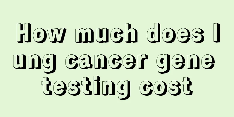 How much does lung cancer gene testing cost