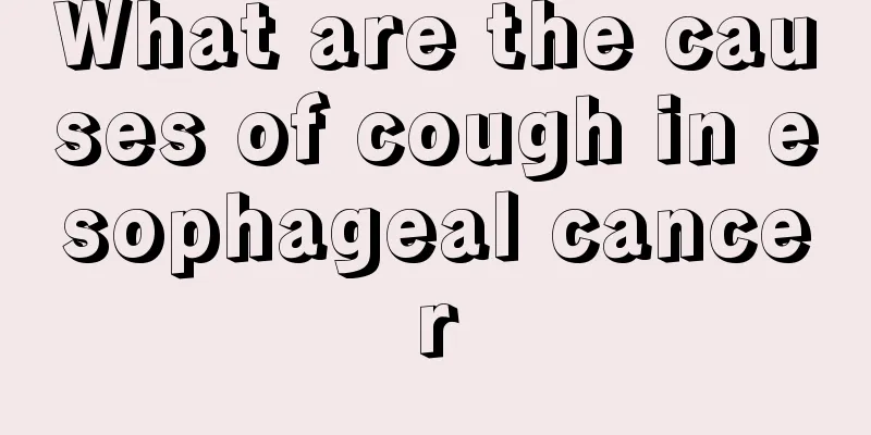 What are the causes of cough in esophageal cancer
