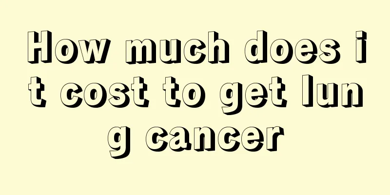 How much does it cost to get lung cancer