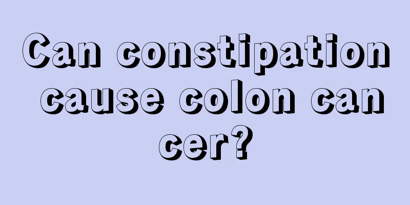 Can constipation cause colon cancer?