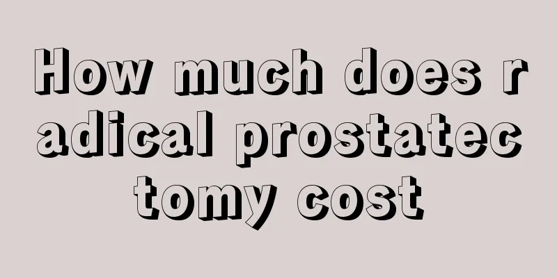 How much does radical prostatectomy cost