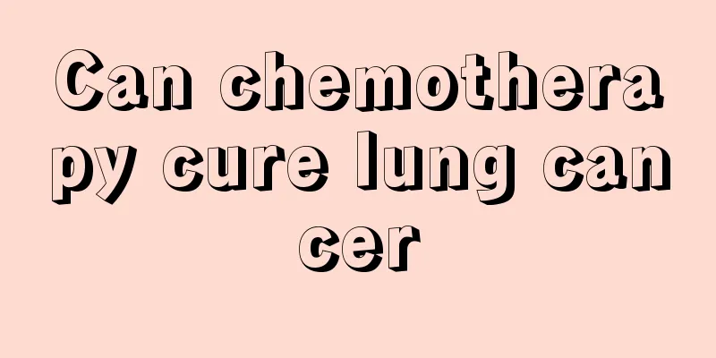 Can chemotherapy cure lung cancer