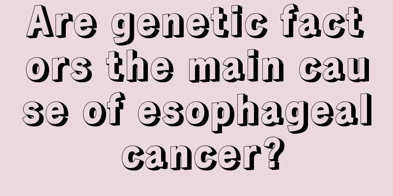 Are genetic factors the main cause of esophageal cancer?