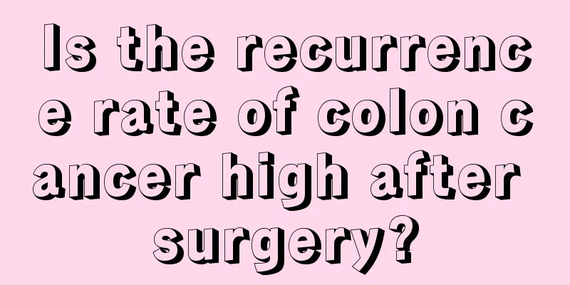 Is the recurrence rate of colon cancer high after surgery?