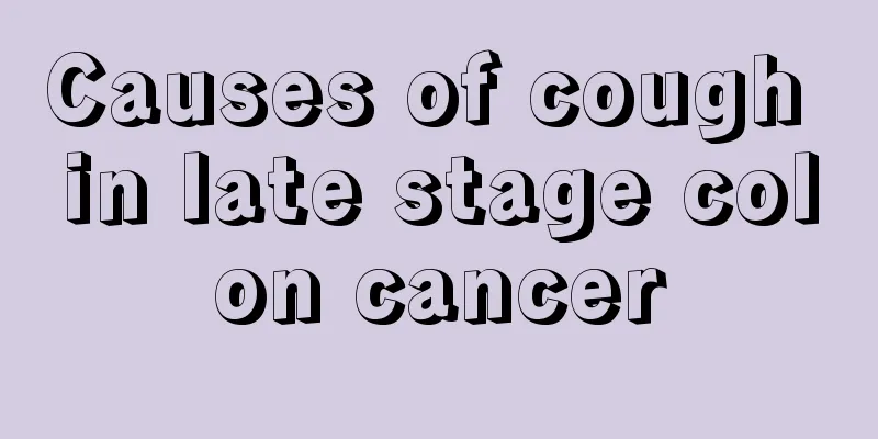 Causes of cough in late stage colon cancer