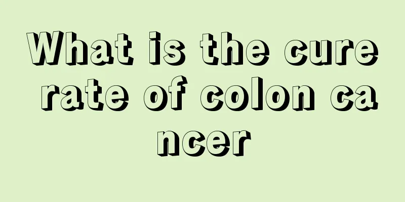 What is the cure rate of colon cancer