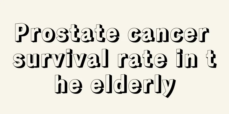 Prostate cancer survival rate in the elderly