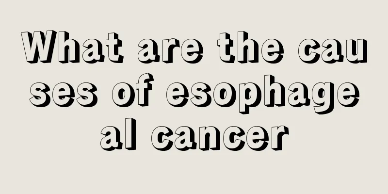 What are the causes of esophageal cancer