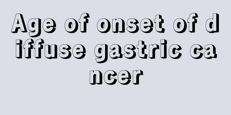 Age of onset of diffuse gastric cancer