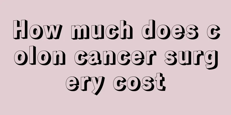 How much does colon cancer surgery cost