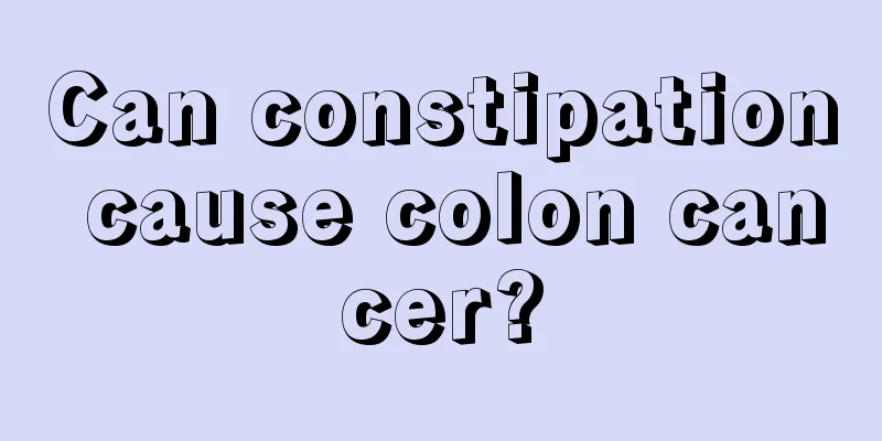 Can constipation cause colon cancer?