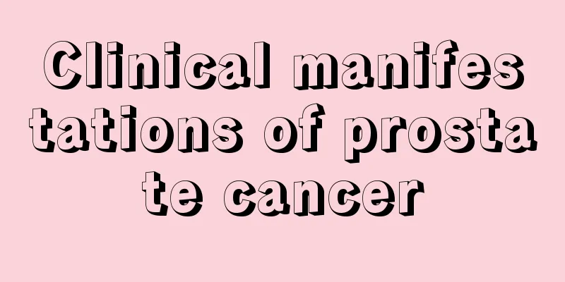 Clinical manifestations of prostate cancer