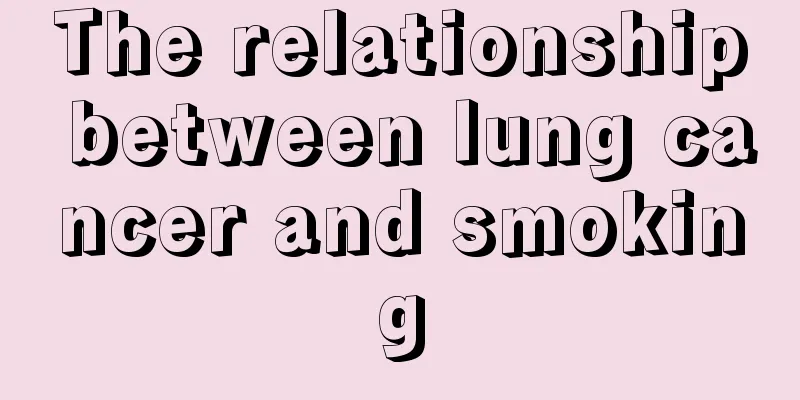 The relationship between lung cancer and smoking