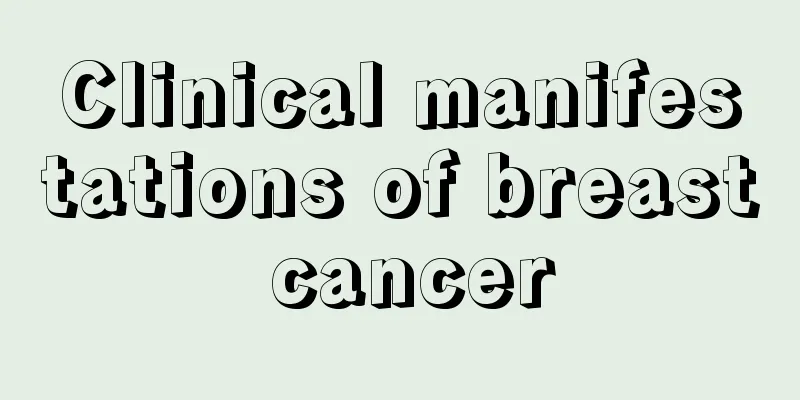 Clinical manifestations of breast cancer