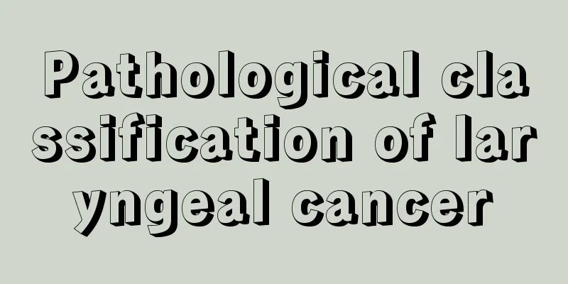 Pathological classification of laryngeal cancer