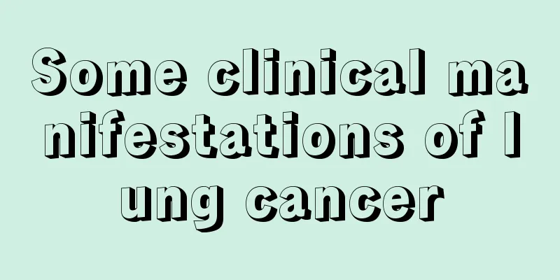 Some clinical manifestations of lung cancer