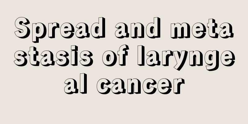 Spread and metastasis of laryngeal cancer