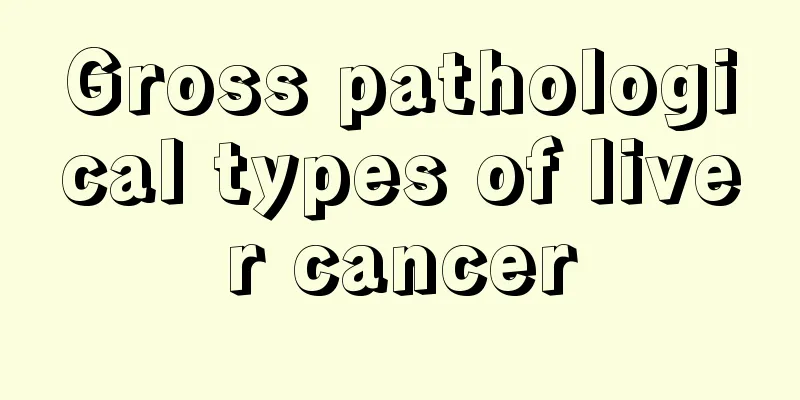 Gross pathological types of liver cancer