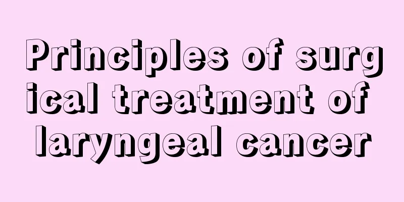 Principles of surgical treatment of laryngeal cancer