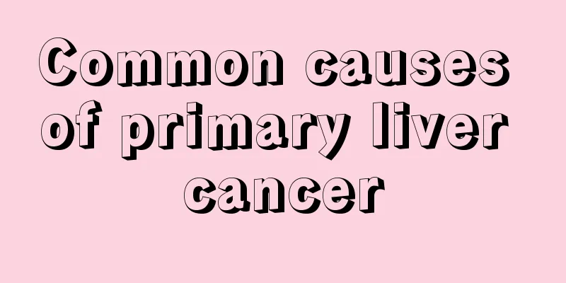 Common causes of primary liver cancer