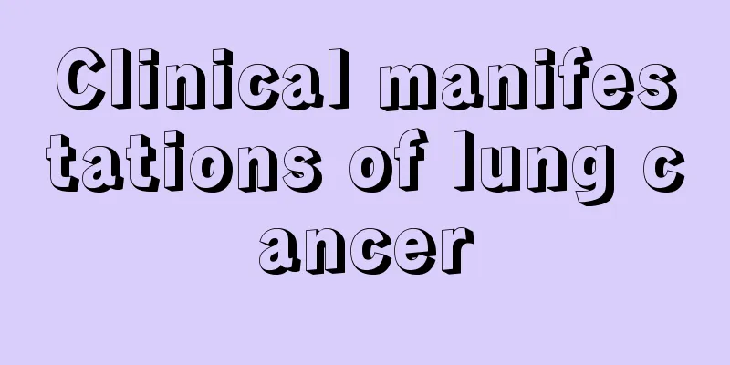 Clinical manifestations of lung cancer
