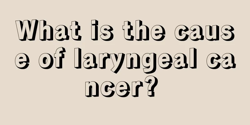 What is the cause of laryngeal cancer? 
