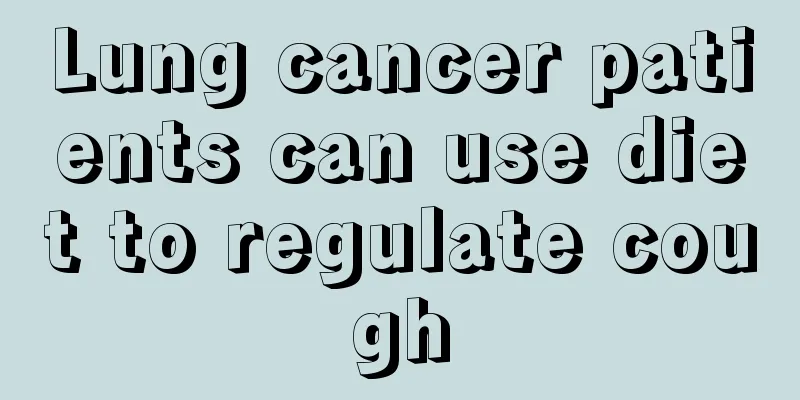 Lung cancer patients can use diet to regulate cough