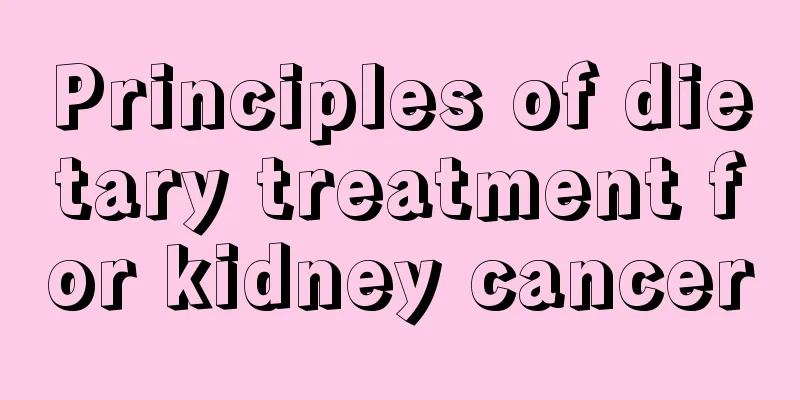Principles of dietary treatment for kidney cancer