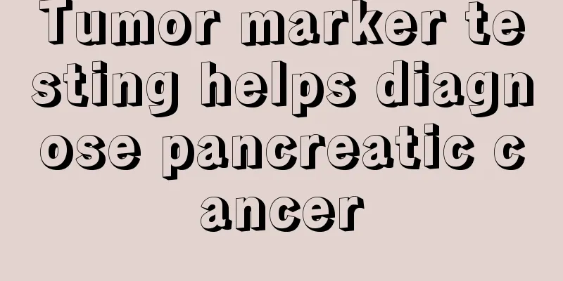 Tumor marker testing helps diagnose pancreatic cancer