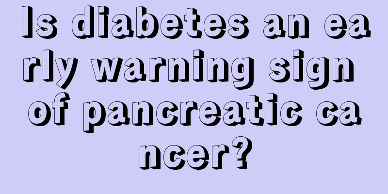 Is diabetes an early warning sign of pancreatic cancer?