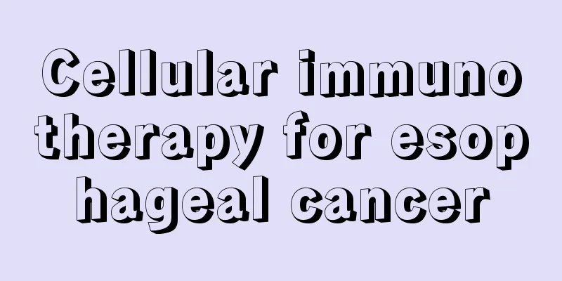 Cellular immunotherapy for esophageal cancer
