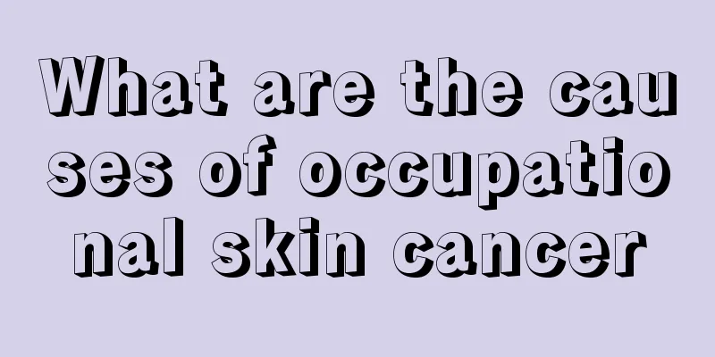 What are the causes of occupational skin cancer
