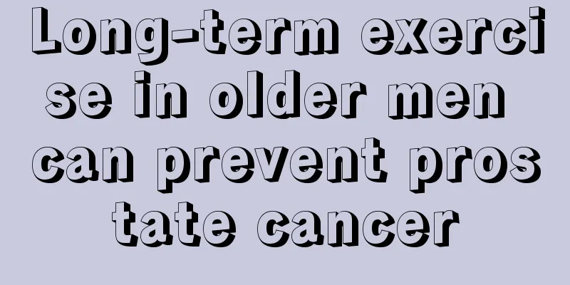 Long-term exercise in older men can prevent prostate cancer