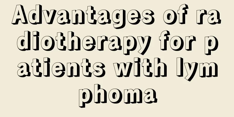 Advantages of radiotherapy for patients with lymphoma