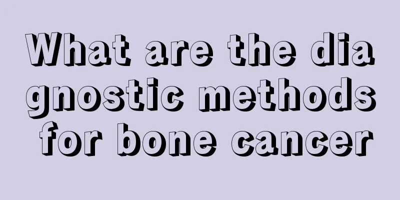 What are the diagnostic methods for bone cancer