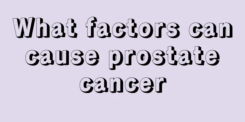 What factors can cause prostate cancer