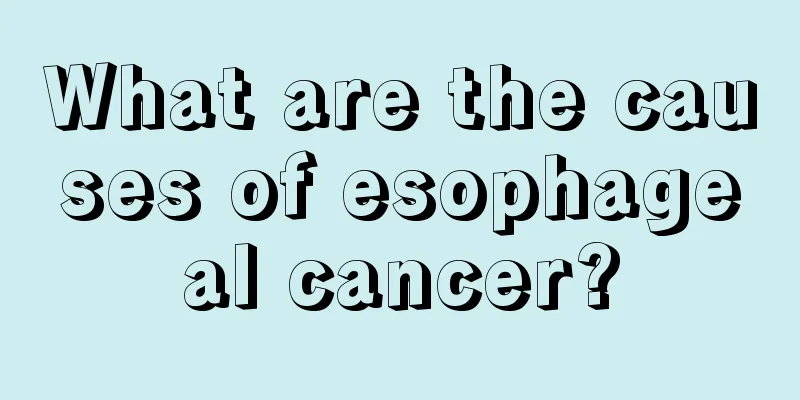 What are the causes of esophageal cancer?