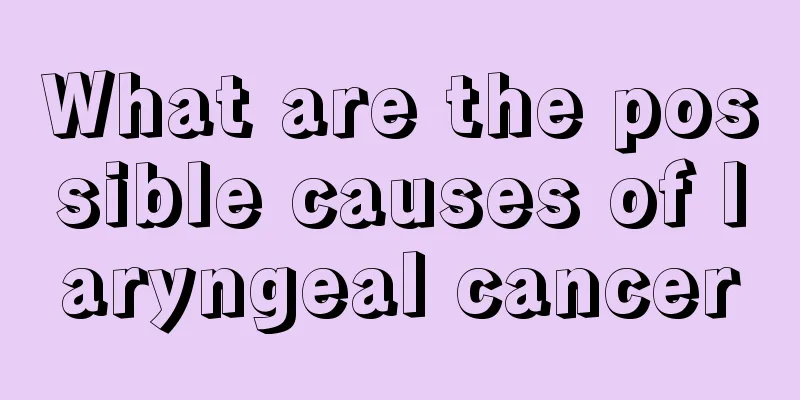 What are the possible causes of laryngeal cancer