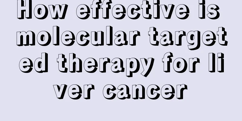 How effective is molecular targeted therapy for liver cancer