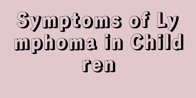 Symptoms of Lymphoma in Children