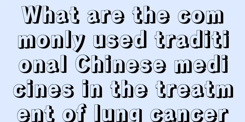 What are the commonly used traditional Chinese medicines in the treatment of lung cancer