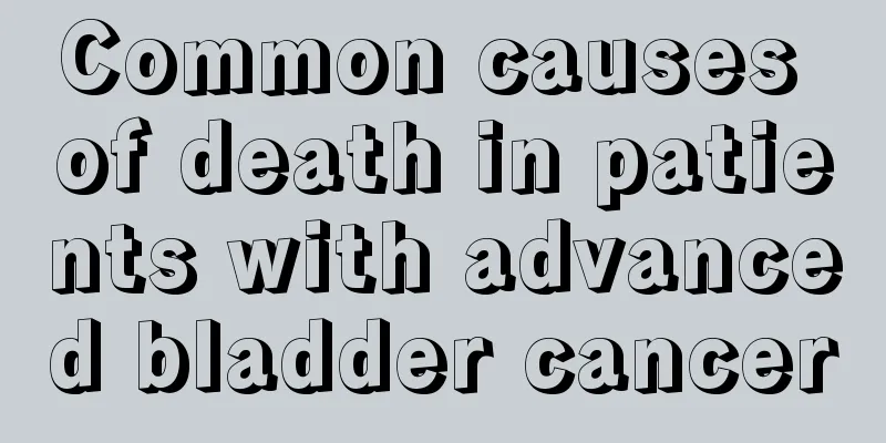 Common causes of death in patients with advanced bladder cancer