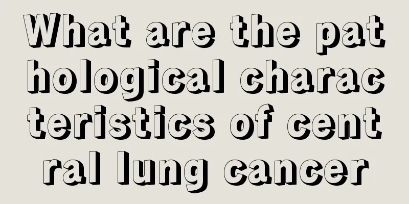 What are the pathological characteristics of central lung cancer