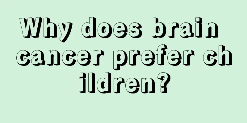 Why does brain cancer prefer children?