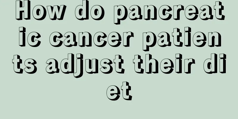 How do pancreatic cancer patients adjust their diet