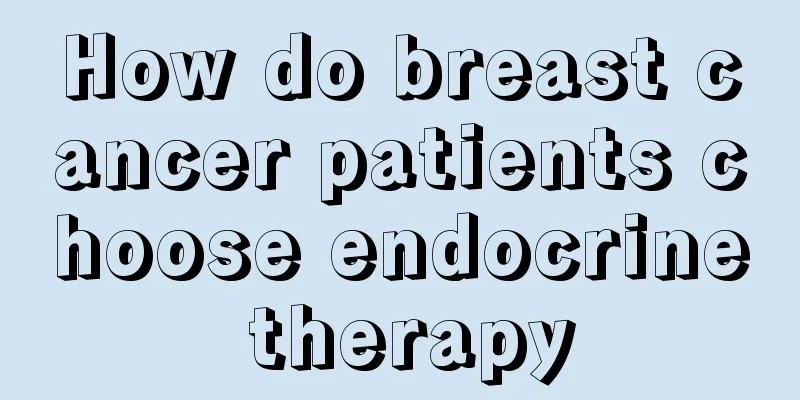 How do breast cancer patients choose endocrine therapy